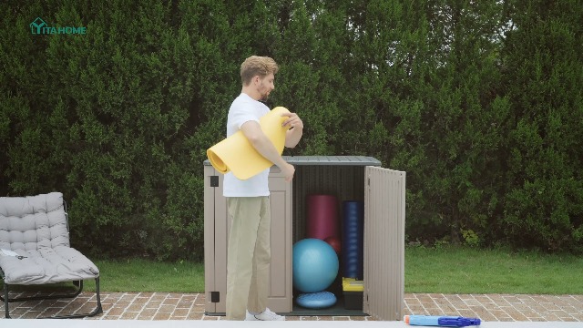 Amazon.com: YITAHOME Large Outdoor Horizontal Storage Shed, 47 cu